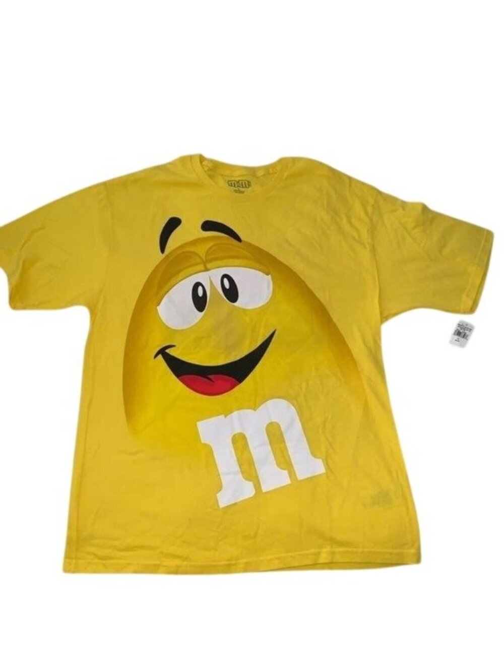 M&Ms Yellow Character T-Shirt L 100% Cotton